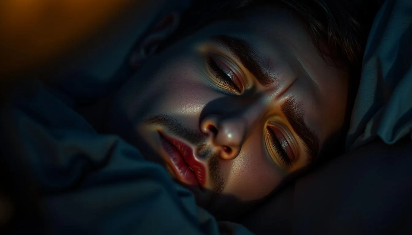 Seorang pria tidur (c) Ilustrasi AI
