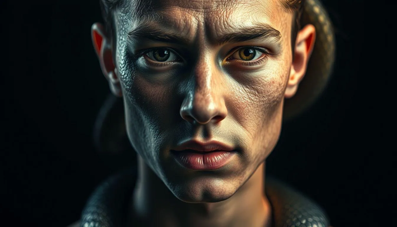 Pengertian dan Makna Dasar Mimpi Berubah Jadi Ular (c) Ilustrasi AI