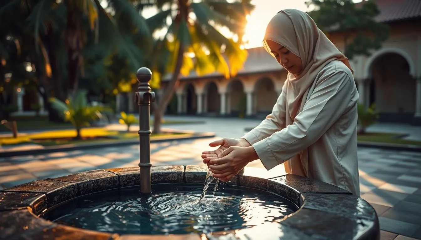 FAQ Seputar Arti Mimpi Berwudhu dengan Air Sumur (c) Ilustrasi AI