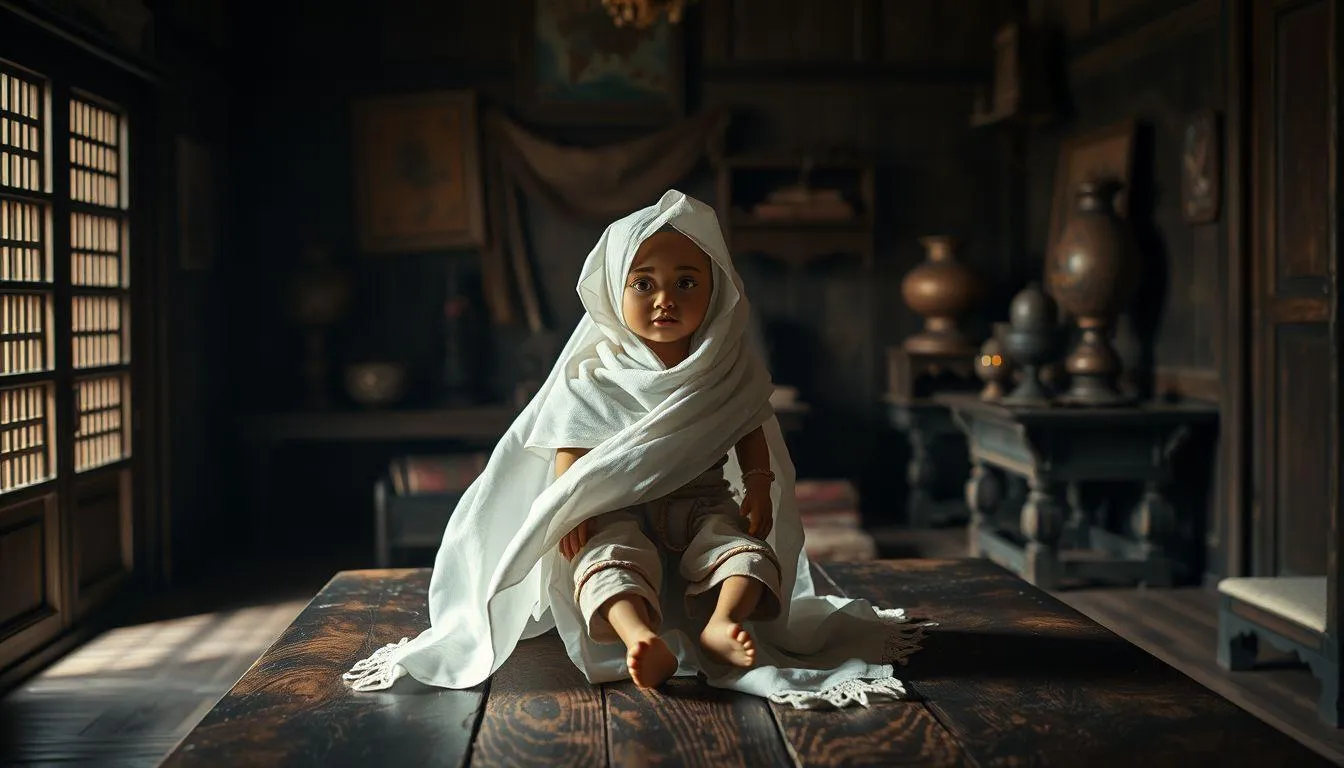 Tafsir Mimpi Boneka Pocong Menurut Primbon Jawa (c) Ilustrasi AI