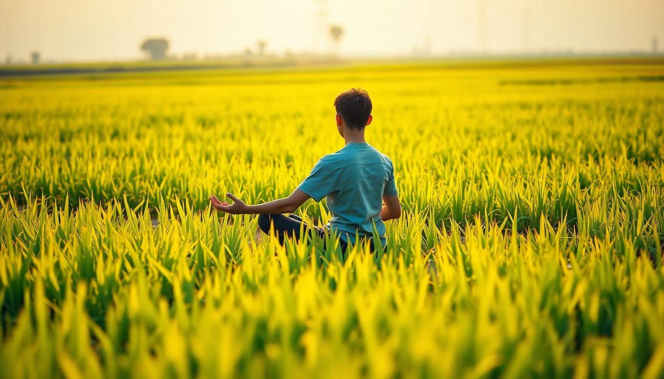 Dampak Psikologis dan Spiritual Mimpi Buang Air Besar di Sawah (c) Ilustrasi AI