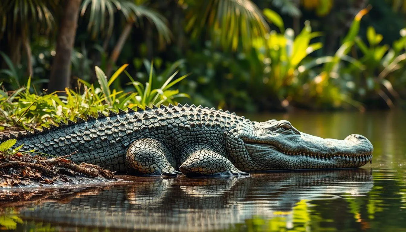 Tafsir Mimpi Buaya dalam Islam (c) Ilustrasi AI