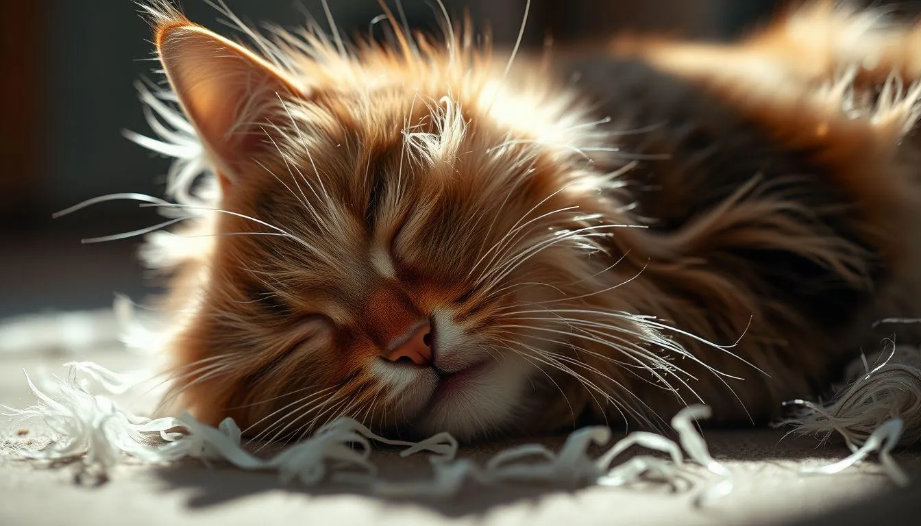 Tafsir Mimpi Bulu Kucing Rontok Menurut Berbagai Tradisi (c) Ilustrasi AI