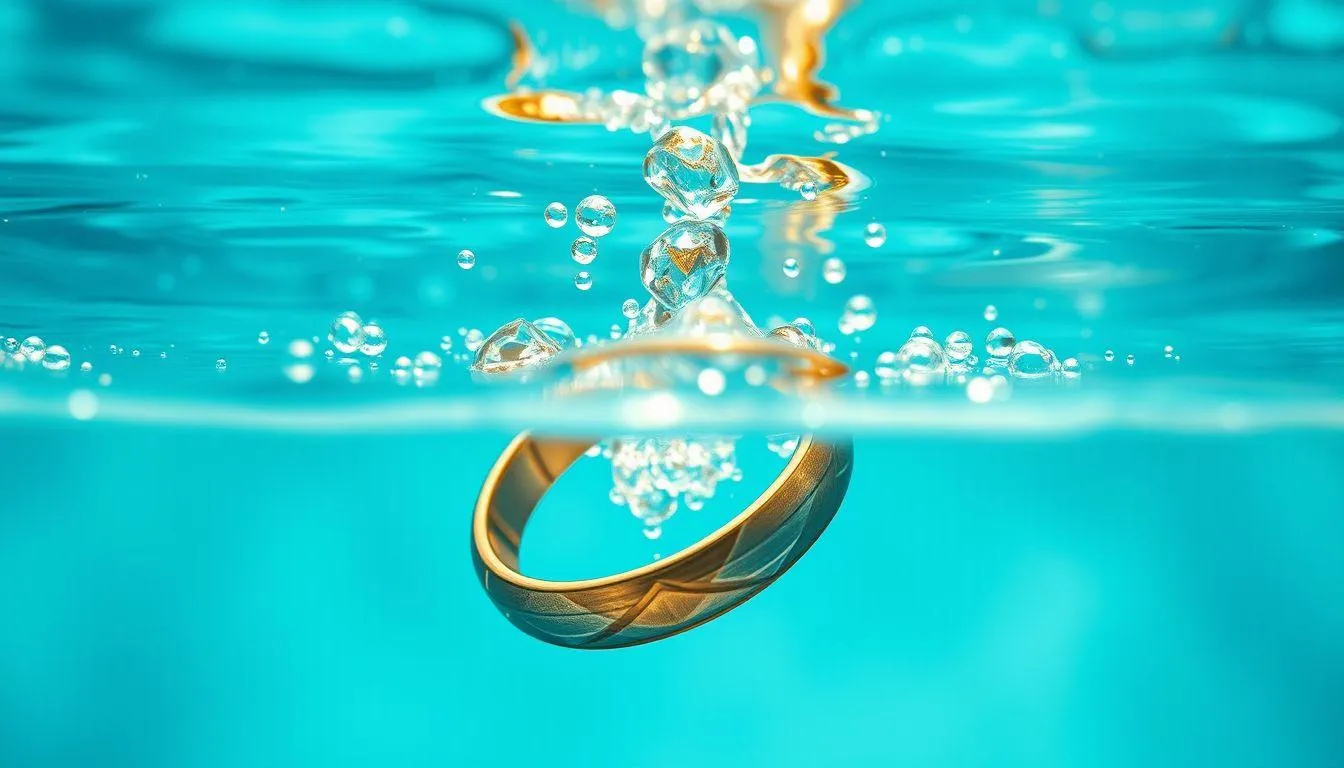 Cara Bijak Menyikapi Mimpi Cincin Jatuh ke Air (c) Ilustrasi AI