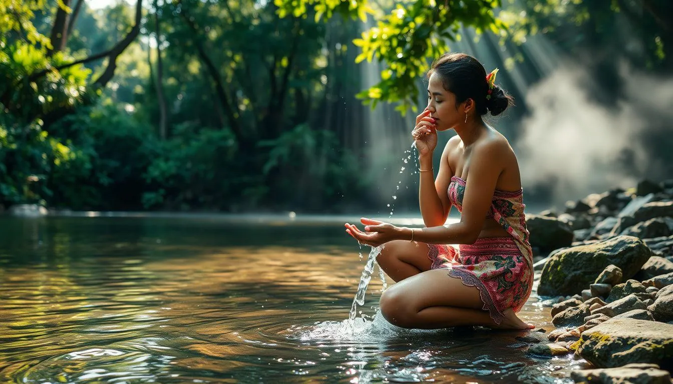 FAQ Seputar Arti Mimpi Cuci Muka di Sungai Air Jernih (c) Ilustrasi AI