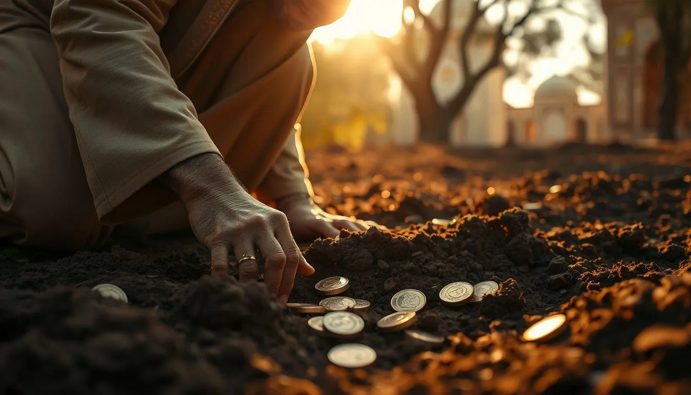 Tafsir Mimpi Dapat Emas dalam Tanah Menurut Islam (c) Ilustrasi AI