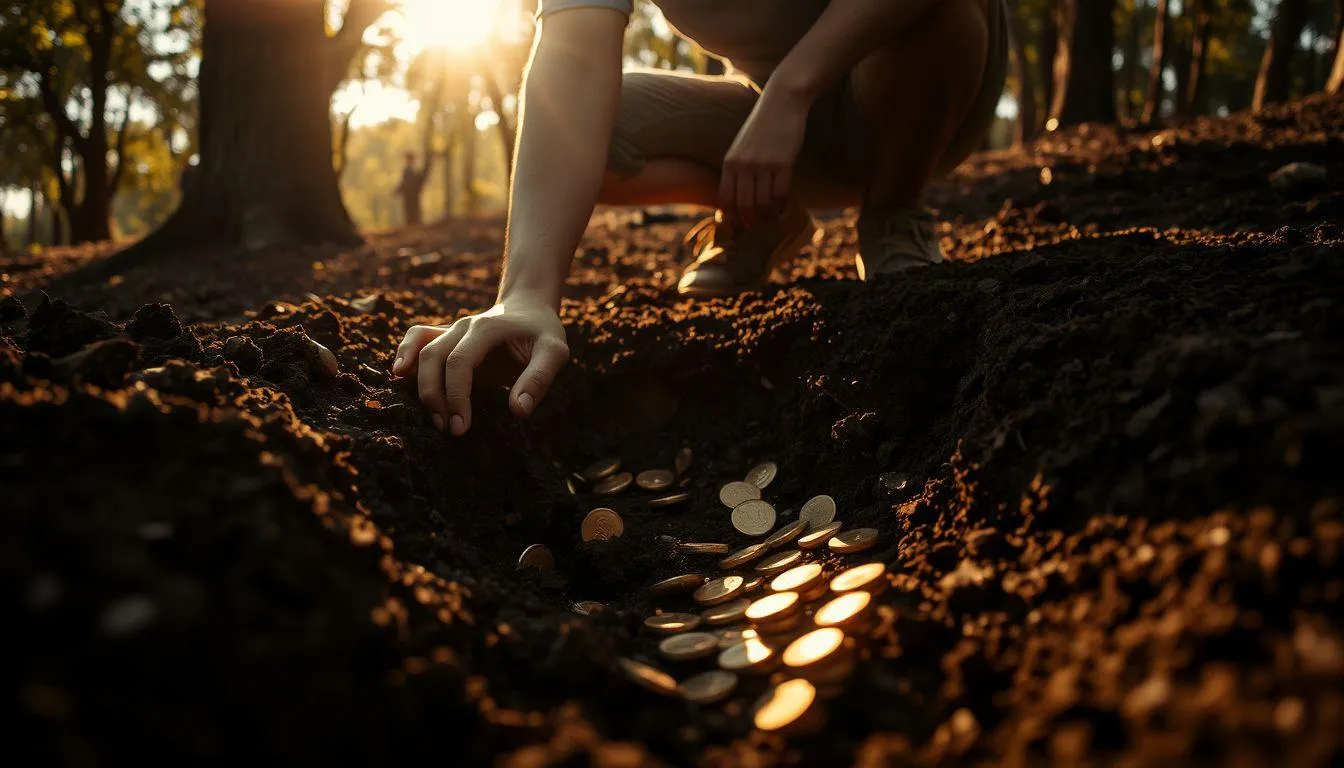 Interpretasi Psikologis Mimpi Dapat Emas dalam Tanah (c) Ilustrasi AI