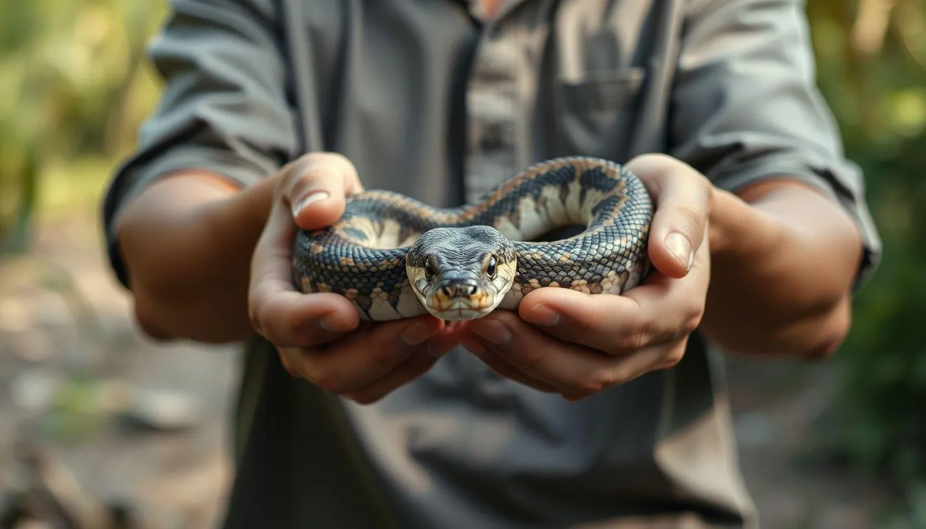 Makna Psikologis Mimpi Dapat Ular (c) Ilustrasi AI