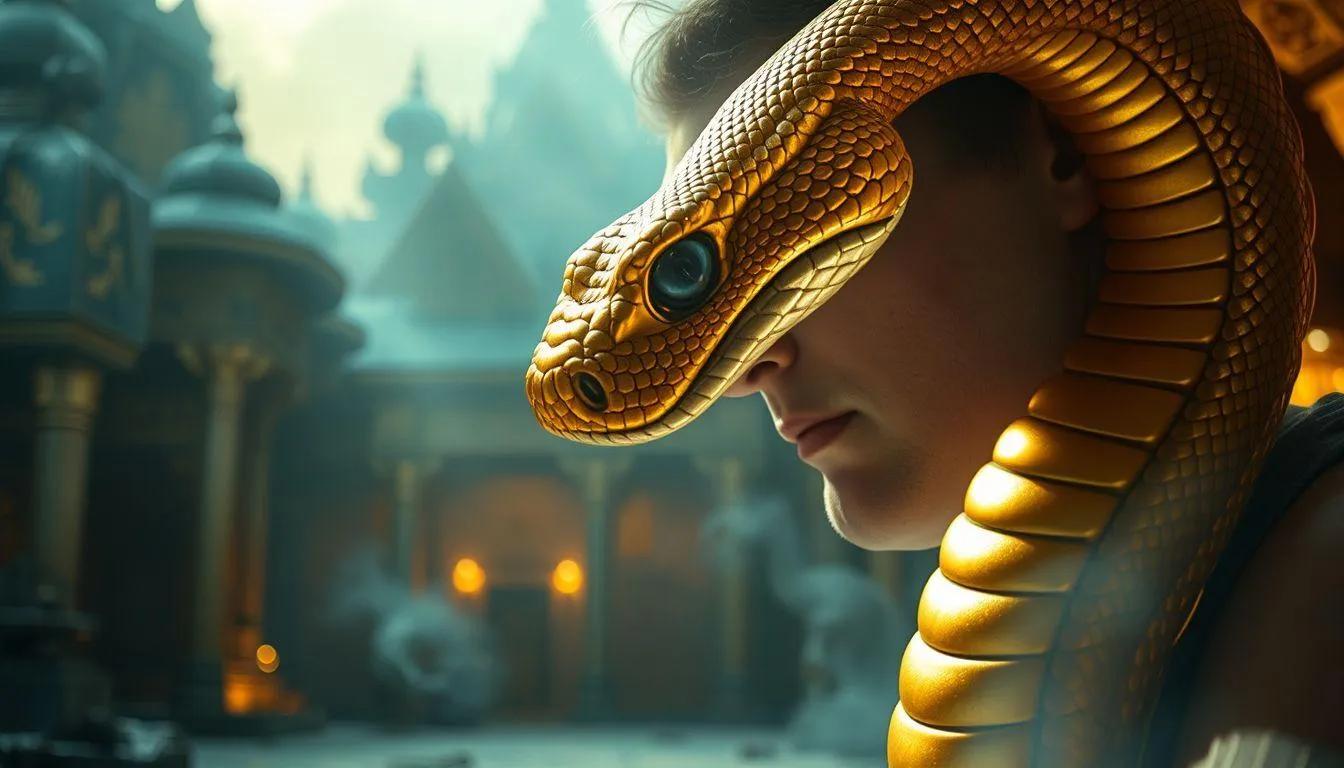 Variasi Makna Berdasarkan Jenis dan Warna Ular (c) Ilustrasi AI