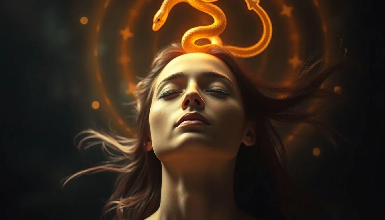 Pengertian dan Makna Dasar Mimpi Ular di Kepala (c) Ilustrasi AI