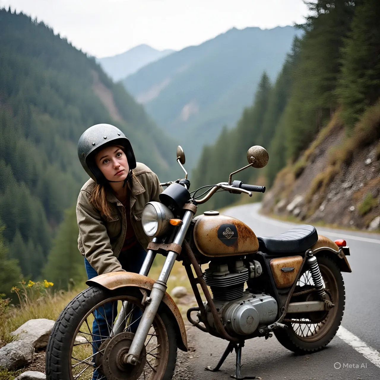 Variasi Mimpi Diantar Pulang Naik Motor dan Maknanya (c) Ilustrasi AI