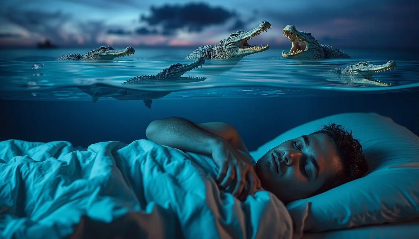 Jenis-jenis Situasi Mimpi Didatangi Buaya dan Maknanya (c) Ilustrasi AI
