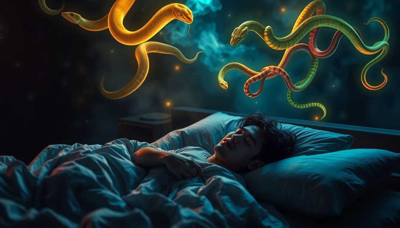 Jenis-Jenis Mimpi Didatangi Ular dan Maknanya (c) Ilustrasi AI