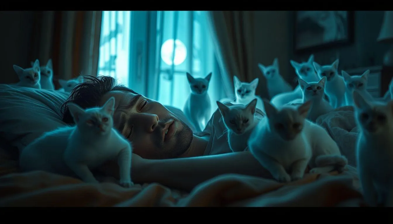 Pengaruh Kondisi Kehidupan terhadap Mimpi Diganggu Kucing (c) Ilustrasi AI