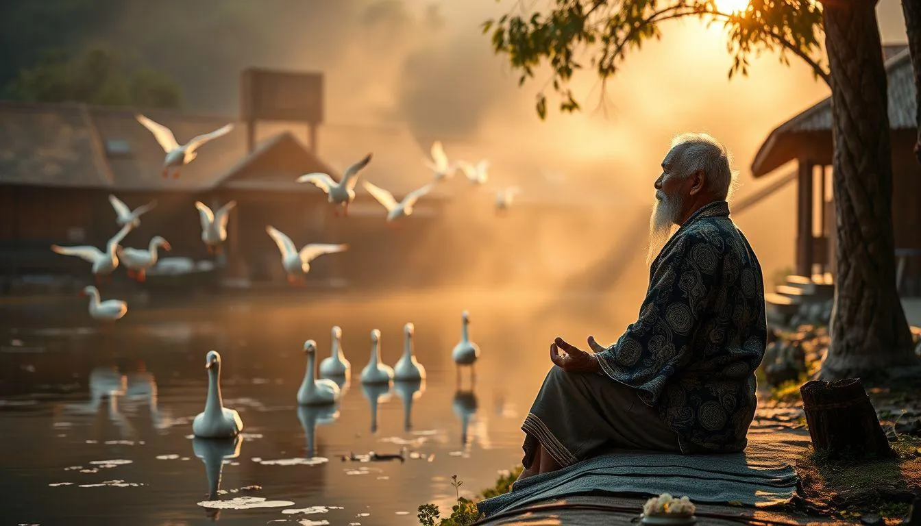 Tafsir Mimpi Digigit Angsa Menurut Primbon Jawa (c) Ilustrasi AI