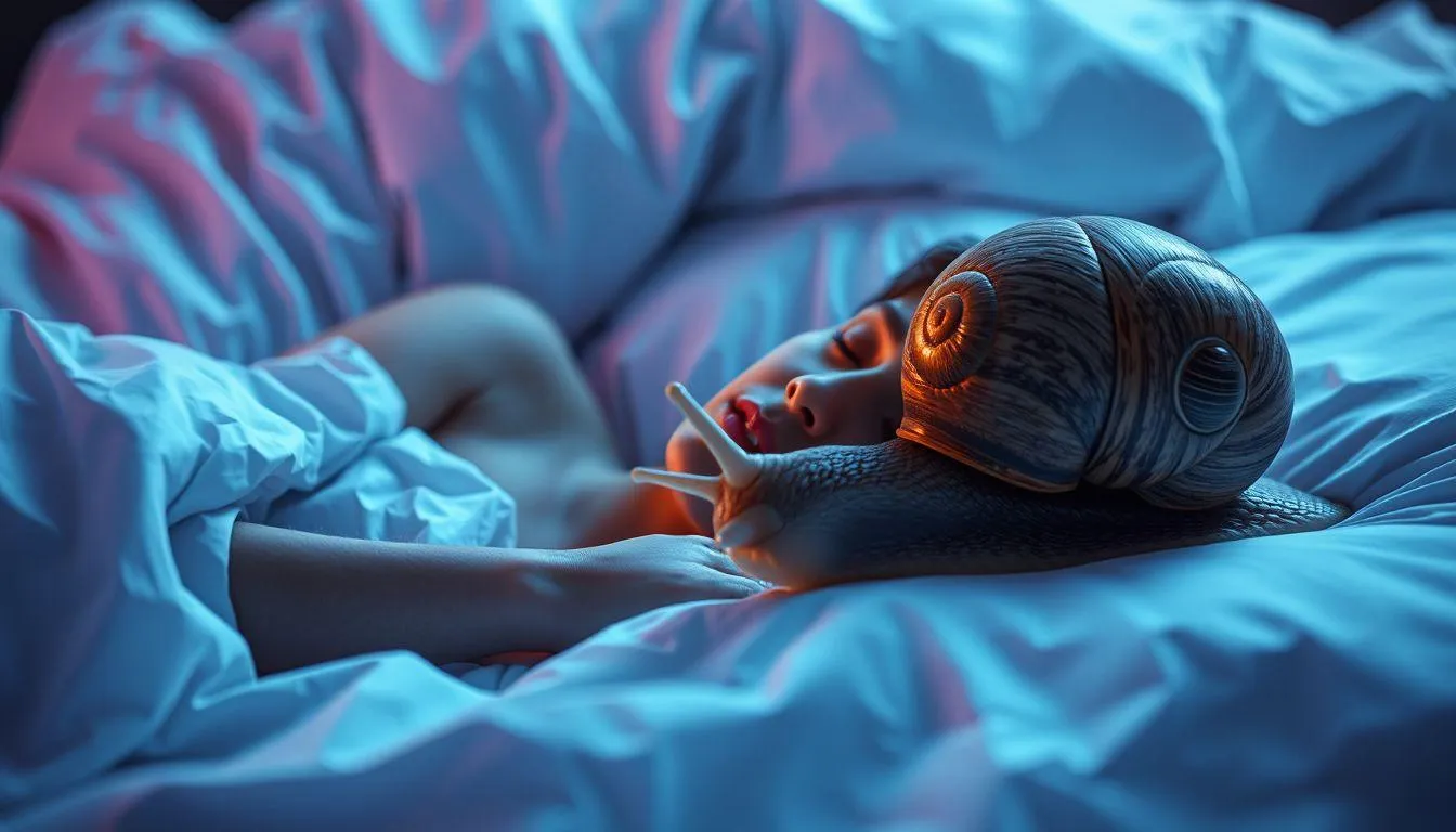 Interpretasi Psikologis Mimpi Digigit Bekicot (c) Ilustrasi AI