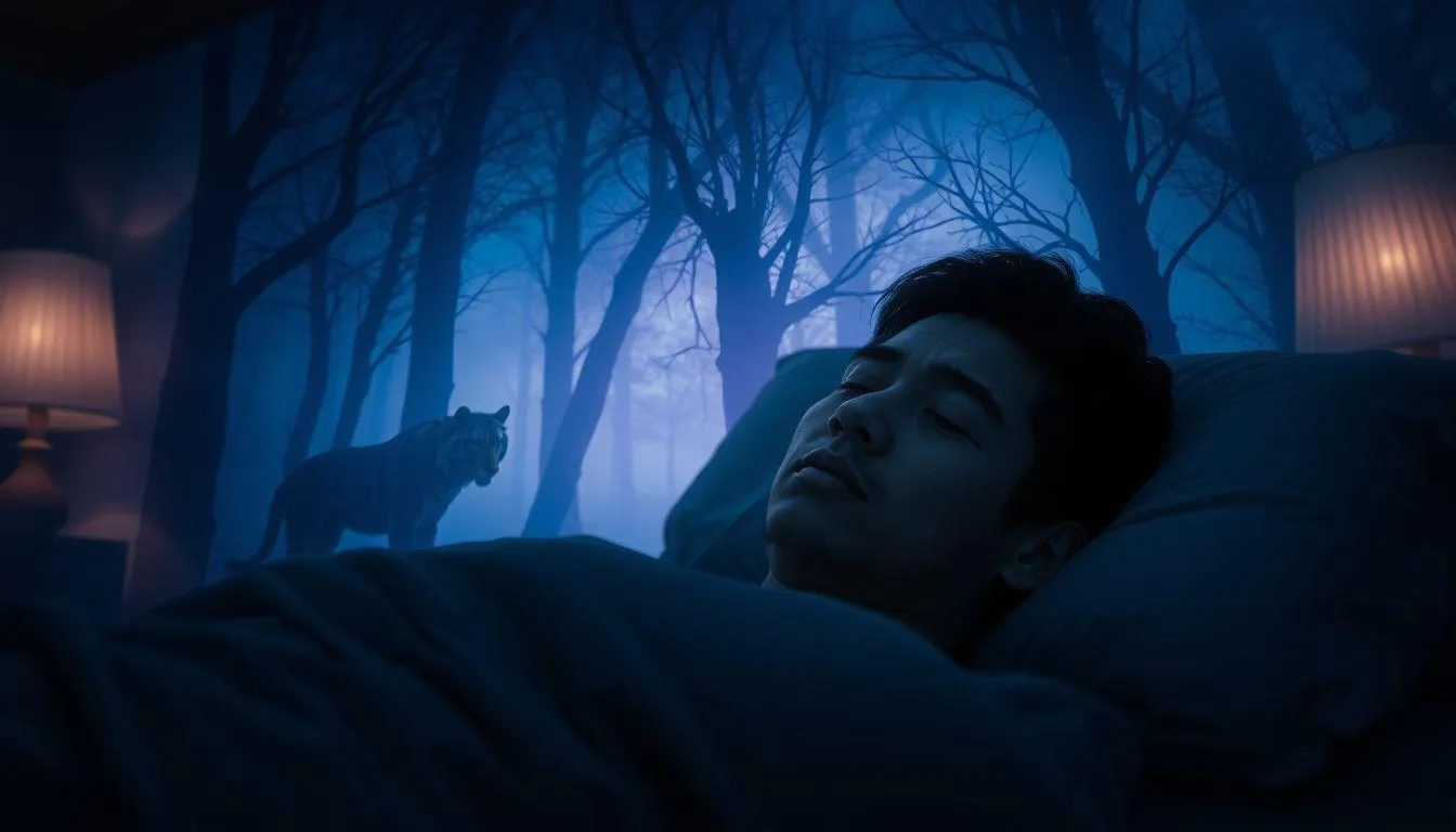 Pengertian dan Makna Dasar Mimpi Digigit Hewan Buas (c) Ilustrasi AI