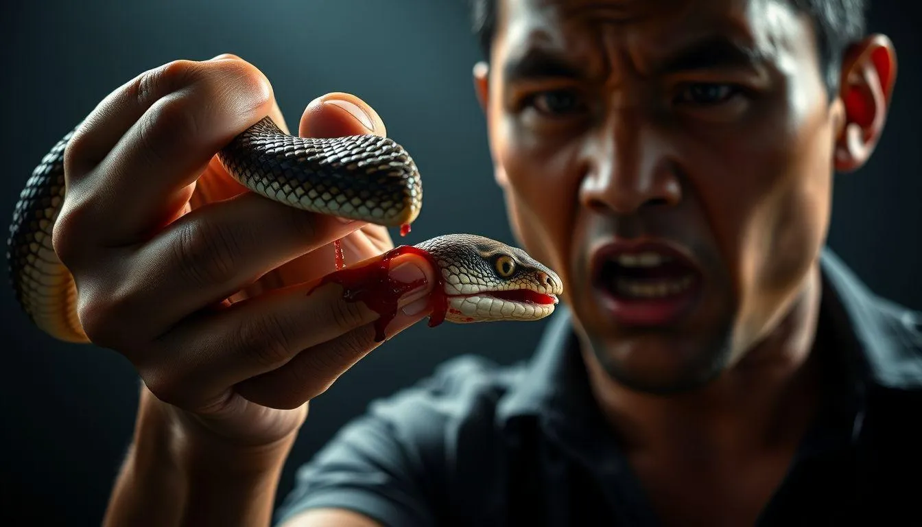 Tafsir Mimpi Digigit King Cobra Menurut Primbon Jawa (c) Ilustrasi AI