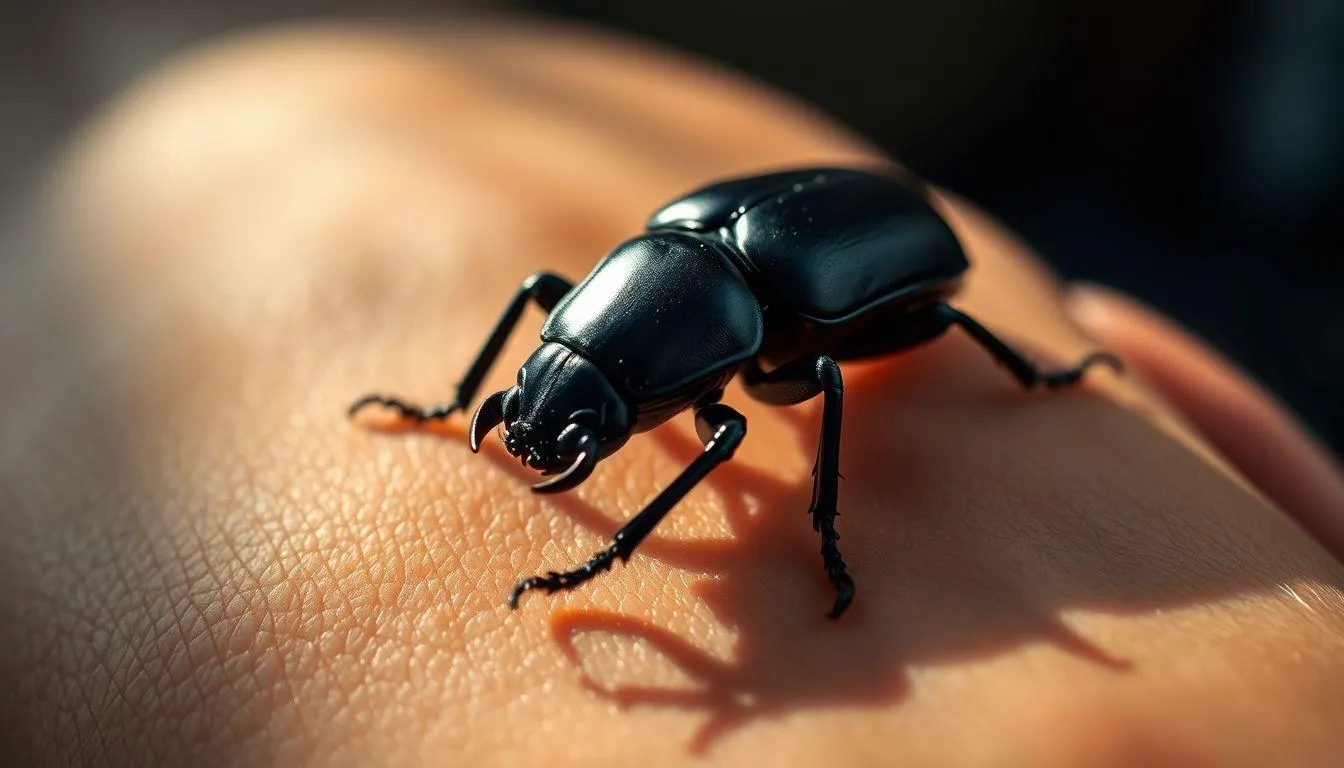 Pengertian dan Makna Dasar Mimpi Digigit Kumbang (c) Ilustrasi AI