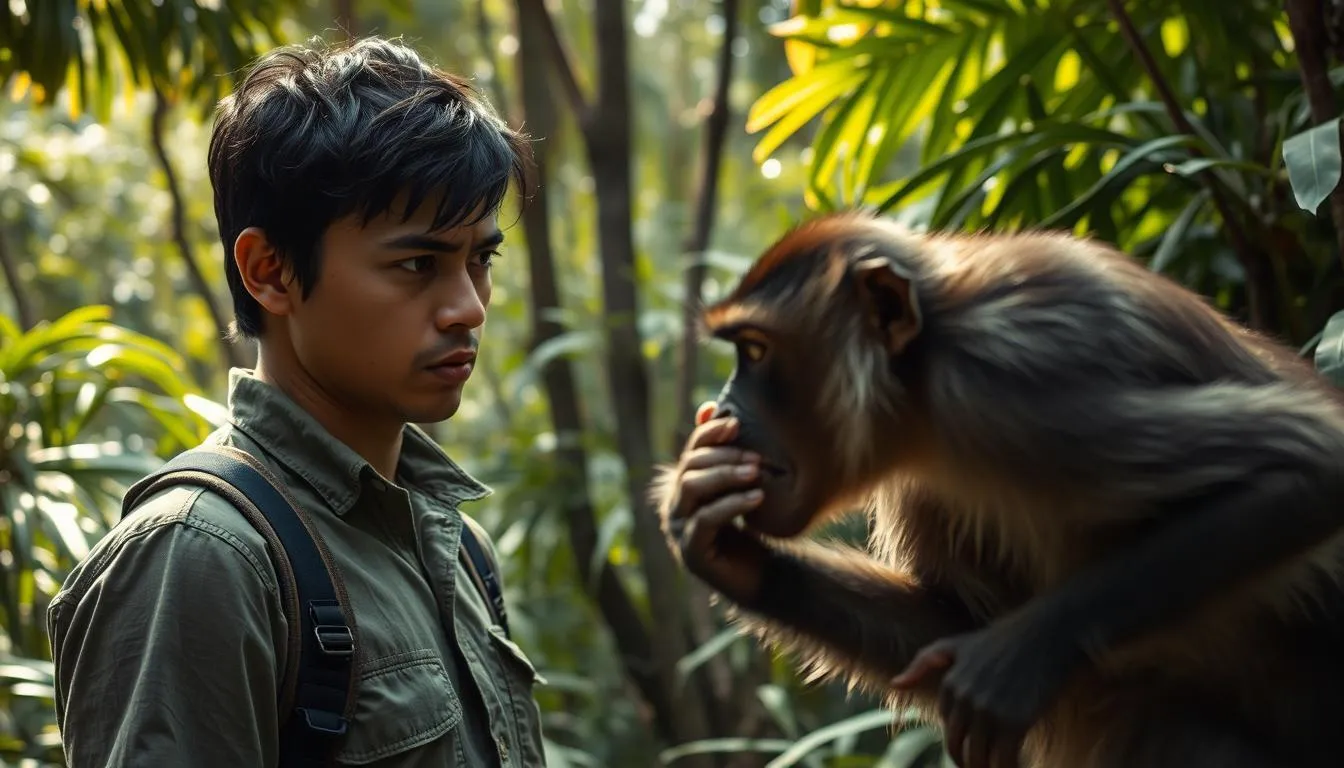 Tafsir Mimpi Digigit Monyet Menurut Para Ahli (c) Ilustrasi AI