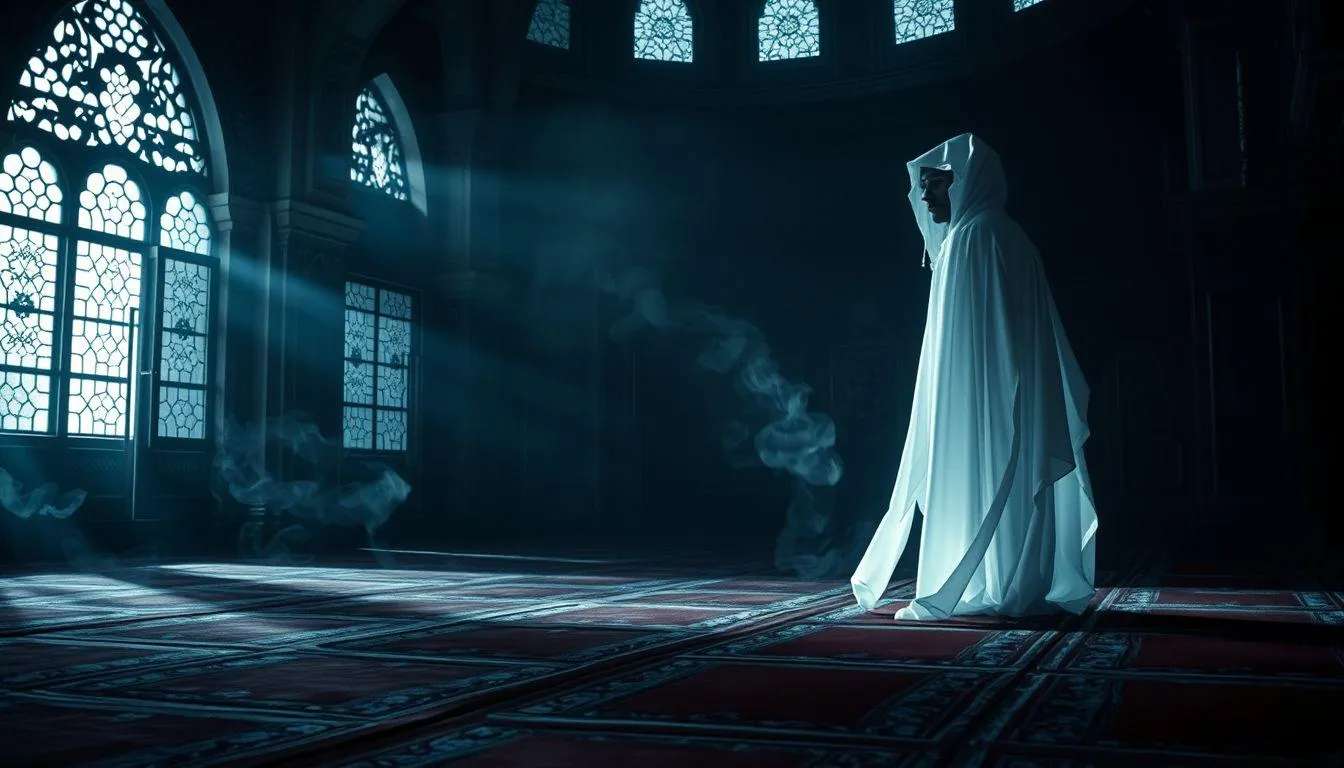 Tafsir Mimpi Digigit Pocong Menurut Islam (c) Ilustrasi AI