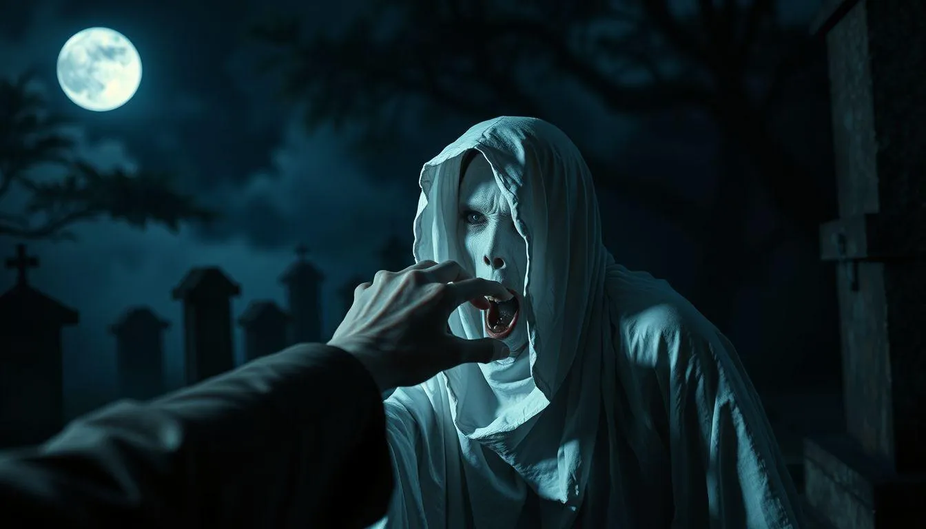 Jenis-Jenis Mimpi Digigit Pocong dan Maknanya (c) Ilustrasi AI