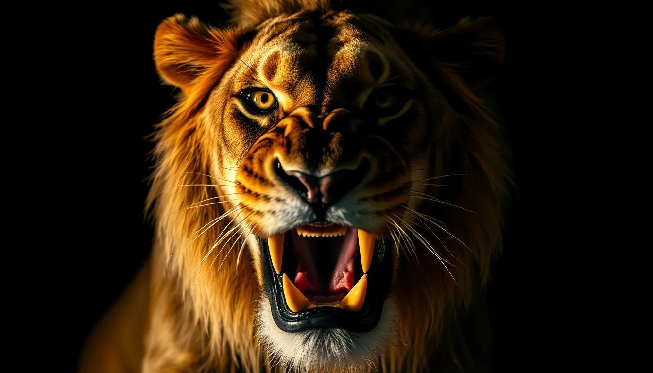Pengertian dan Makna Dasar Mimpi Digigit Singa (c) Ilustrasi AI
