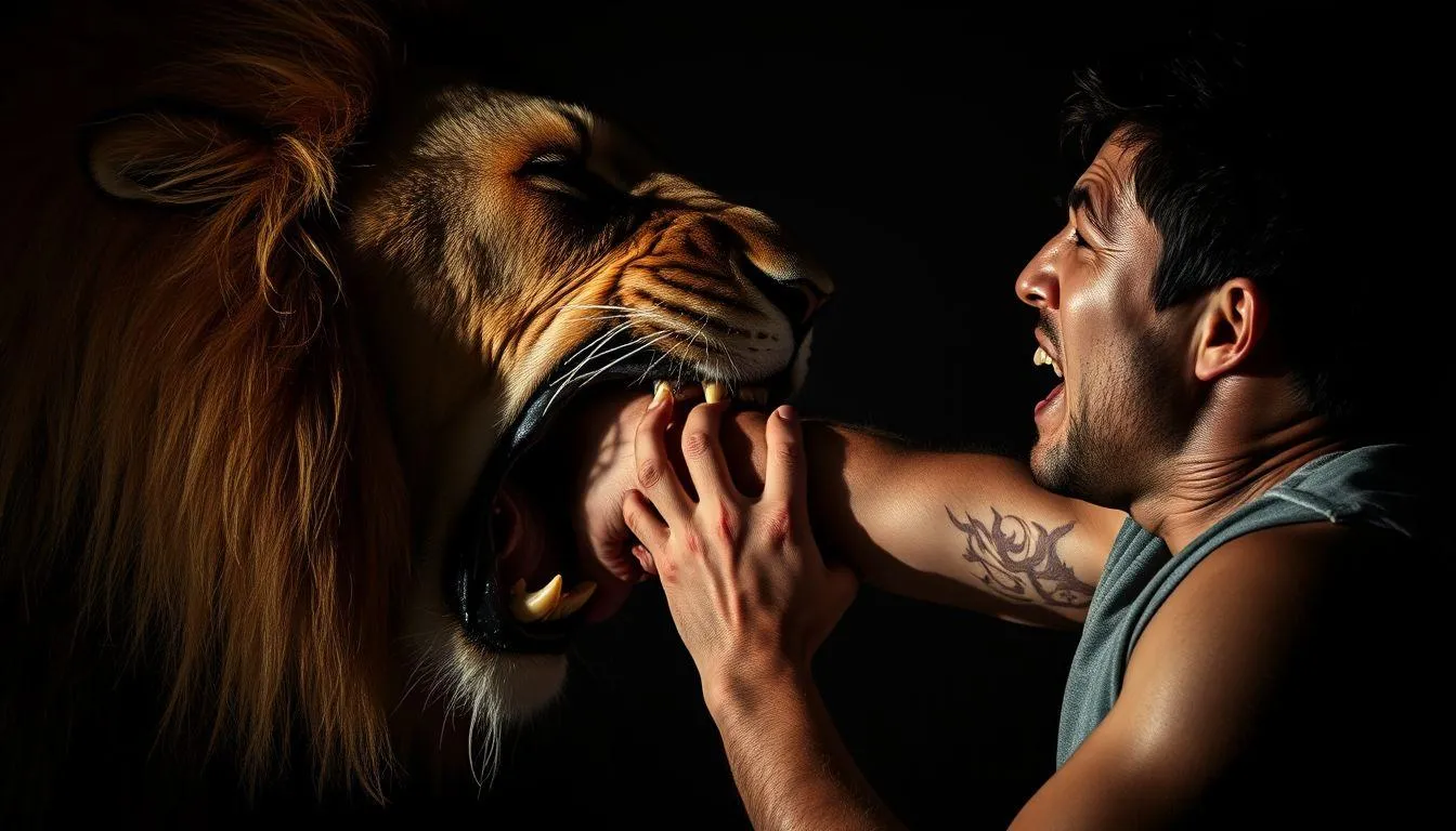 Tafsir Mimpi Digigit Singa Menurut Primbon Jawa (c) Ilustrasi AI