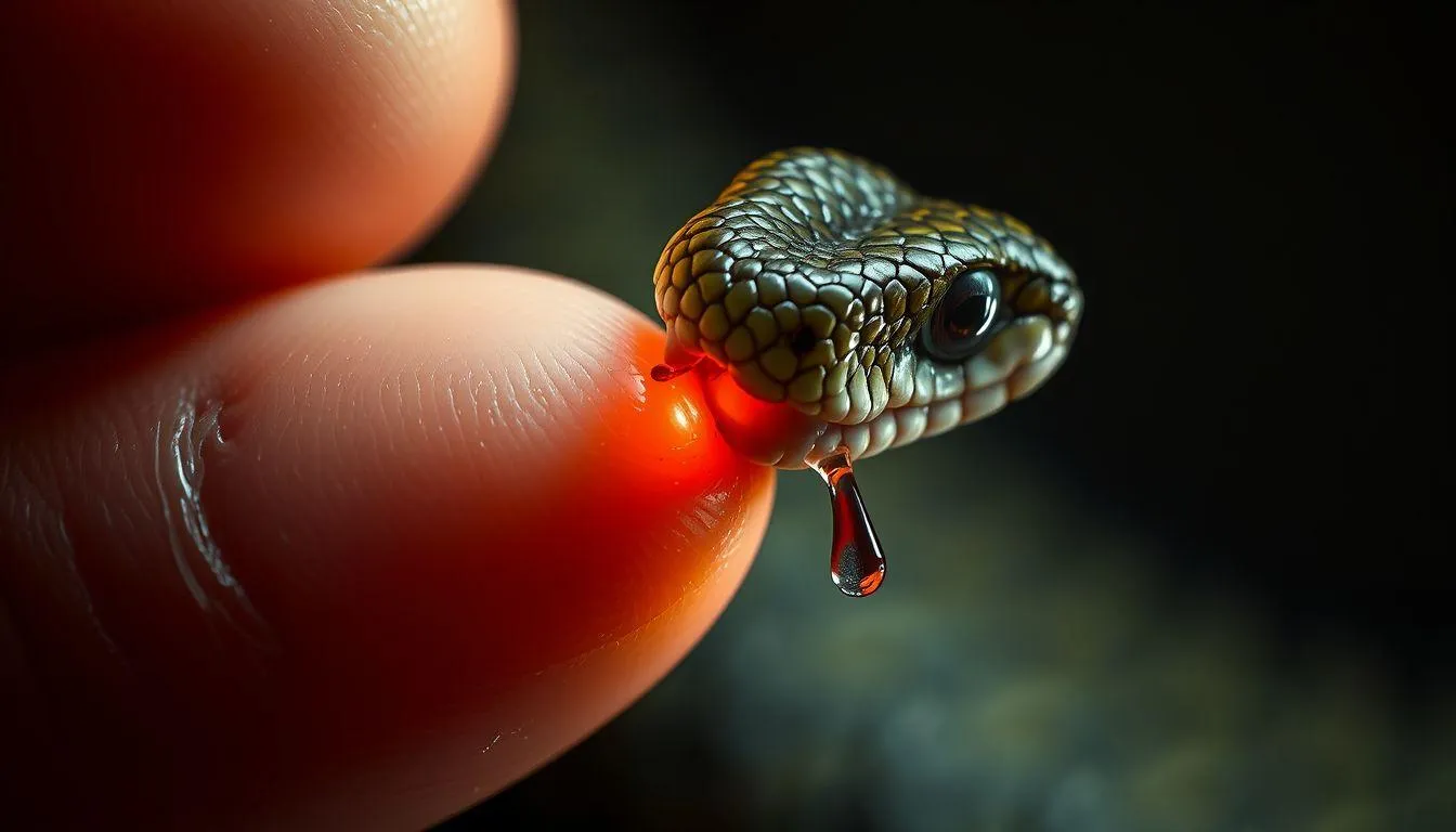 Pengertian dan Karakteristik Mimpi Digigit Ular di Jari Jempol (c) Ilustrasi AI