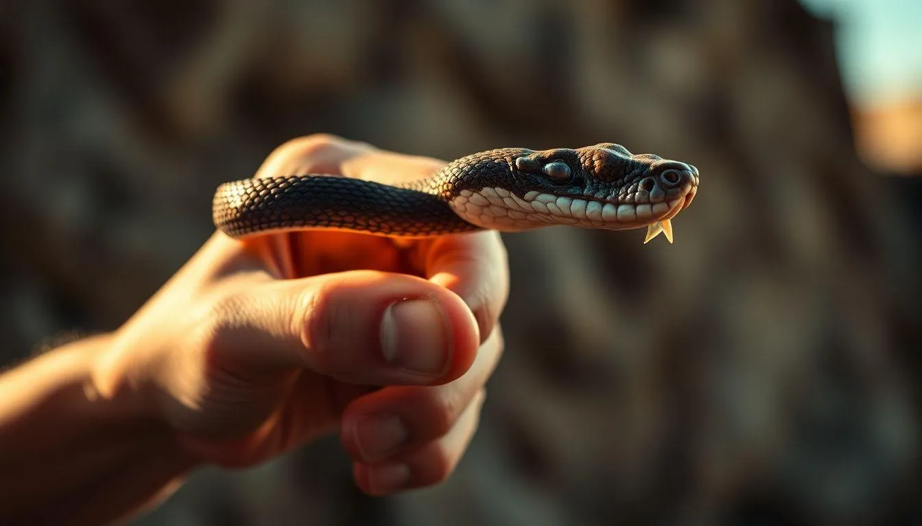 Pandangan Islam Tentang Mimpi Digigit Ular di Jari (c) Ilustrasi AI