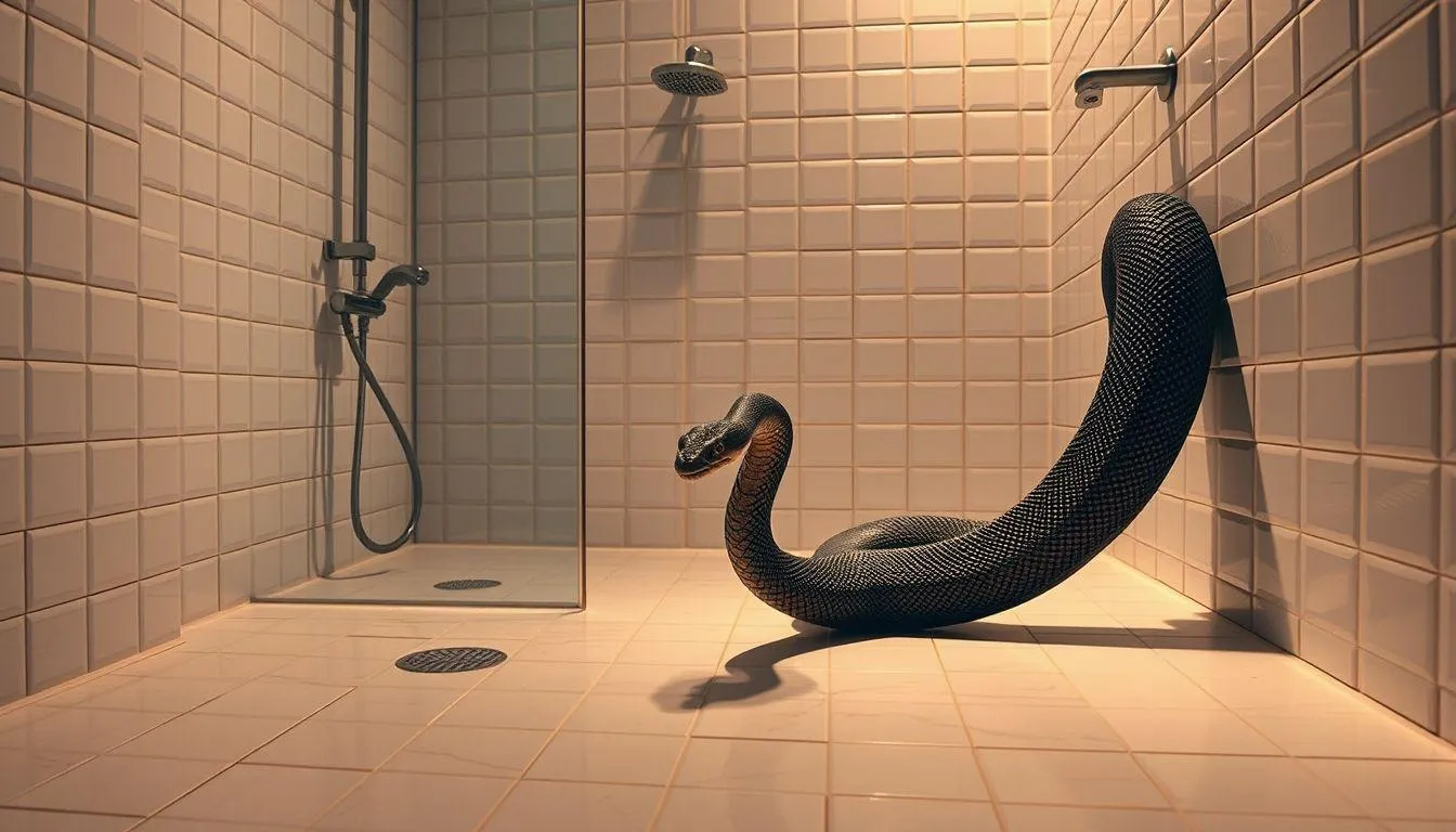 Pengertian Dasar Mimpi Digigit Ular di Kamar Mandi (c) Ilustrasi AI