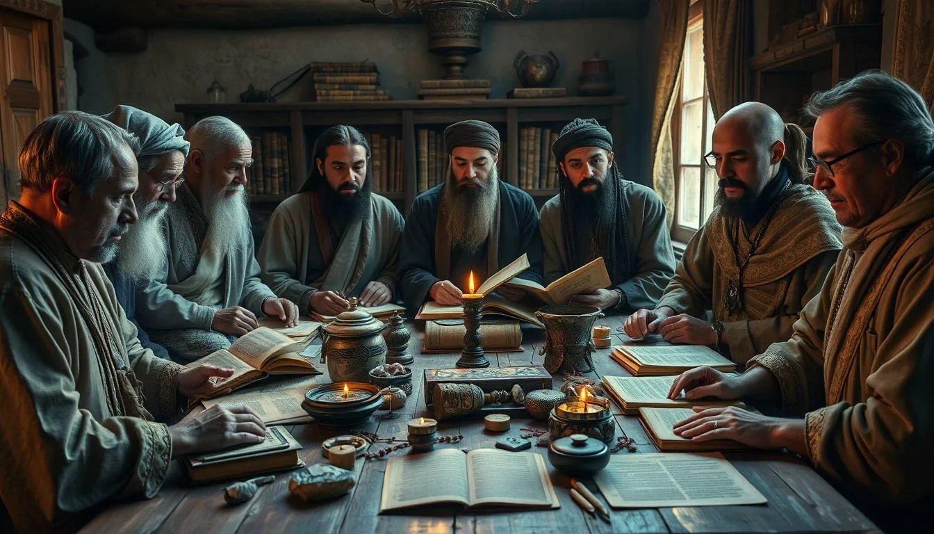 Perbedaan Interpretasi dalam Berbagai Tradisi (c) Ilustrasi AI