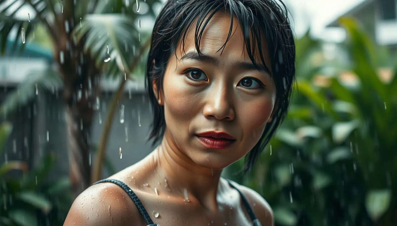 Close up wajah perempuan (c) Ilustrasi AI