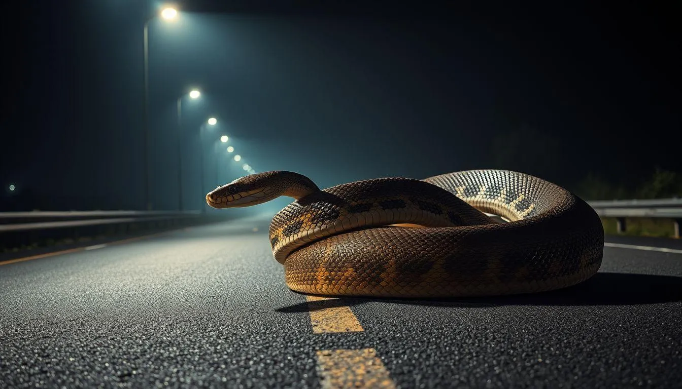 Variasi Mimpi Dihadang Ular Besar dan Maknanya (c) Ilustrasi AI