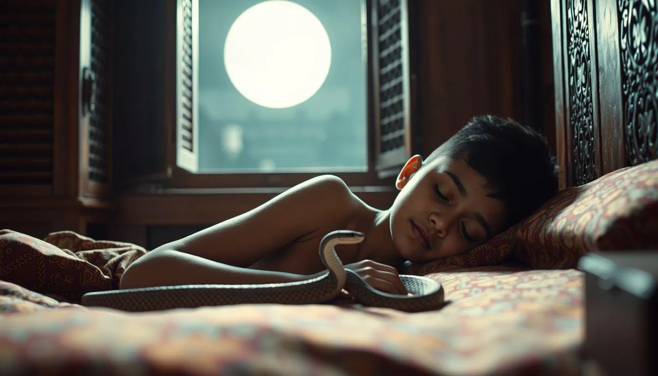 Makna Mimpi Dihampiri Ular Kecil dalam Primbon Jawa (c) Ilustrasi AI