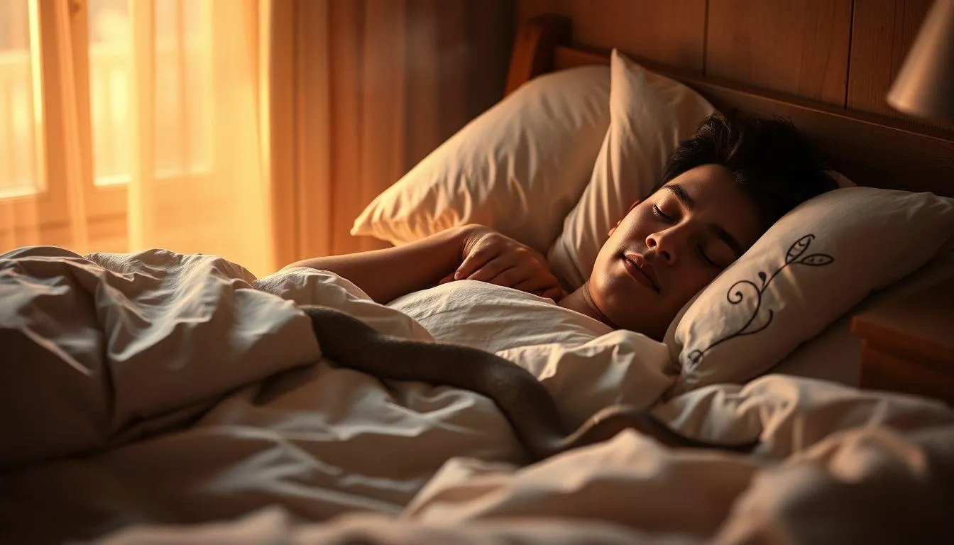 Faktor Penyebab Munculnya Mimpi Dihampiri Ular Kecil (c) Ilustrasi AI