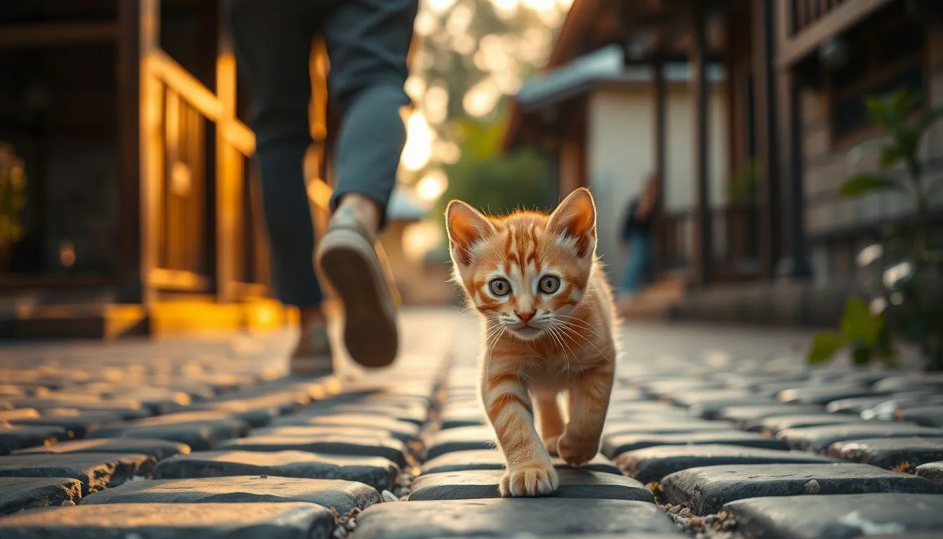 Tafsir Mimpi Diikuti Kucing Kecil Menurut Primbon Jawa (c) Ilustrasi AI