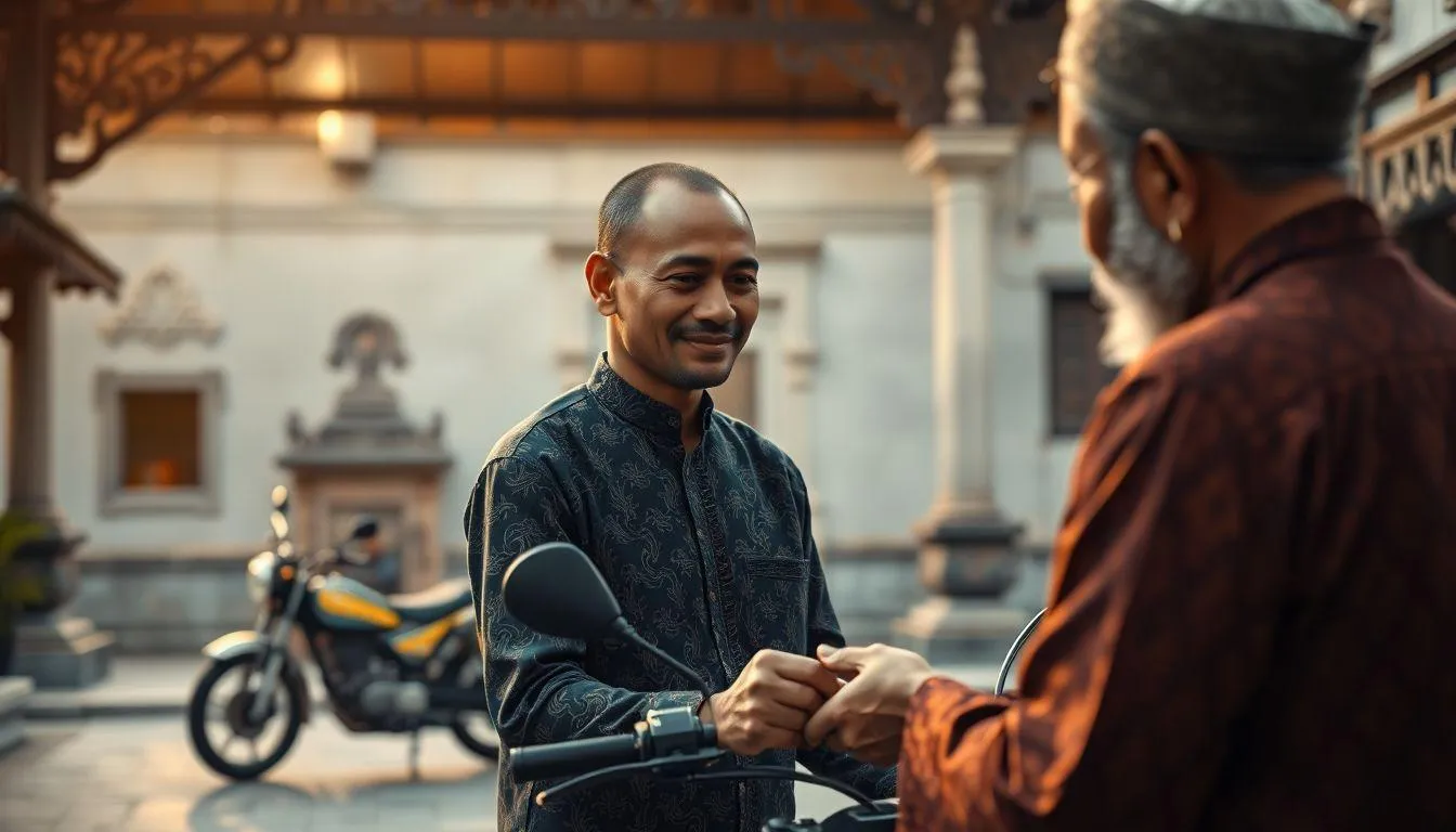 Tafsir Mimpi Dikasih Motor Menurut Primbon Jawa (c) Ilustrasi AI