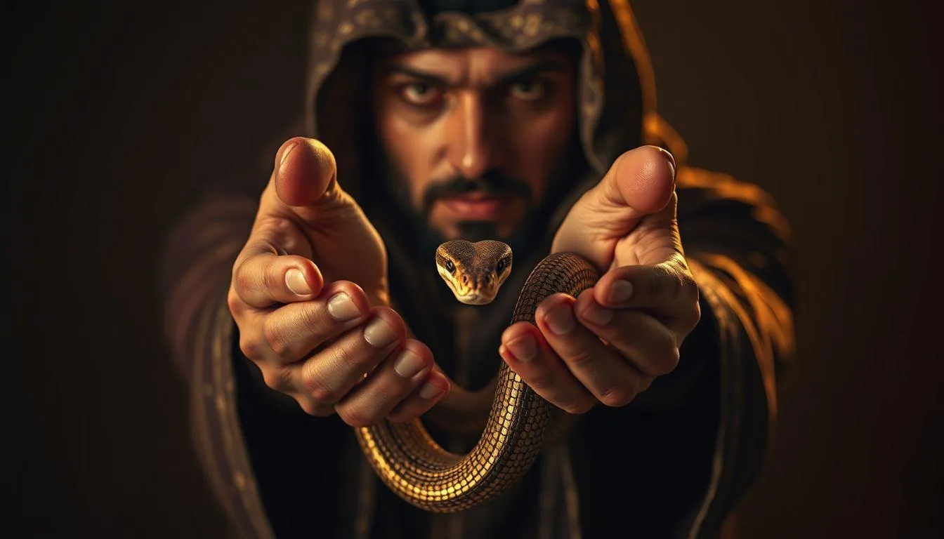 Tafsir Mimpi Dikasih Ular Menurut Islam (c) Ilustrasi AI