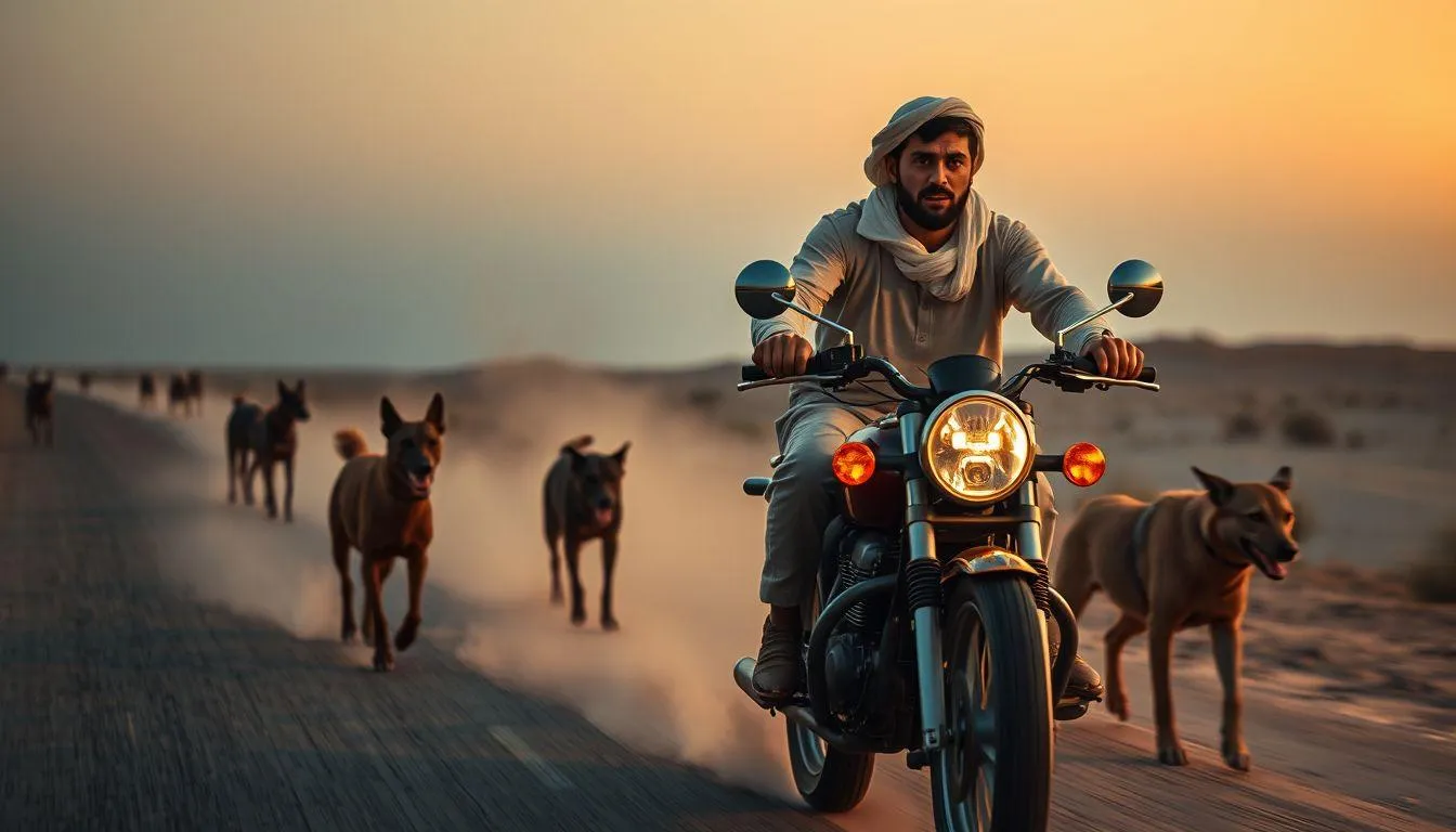 Perspektif Islam tentang Mimpi Dikejar Anjing (c) Ilustrasi AI