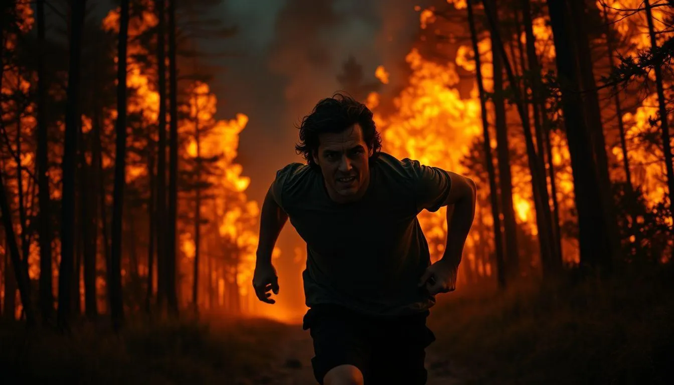 Interpretasi Psikologis Mimpi Dikejar Api Kebakaran (c) Ilustrasi AI