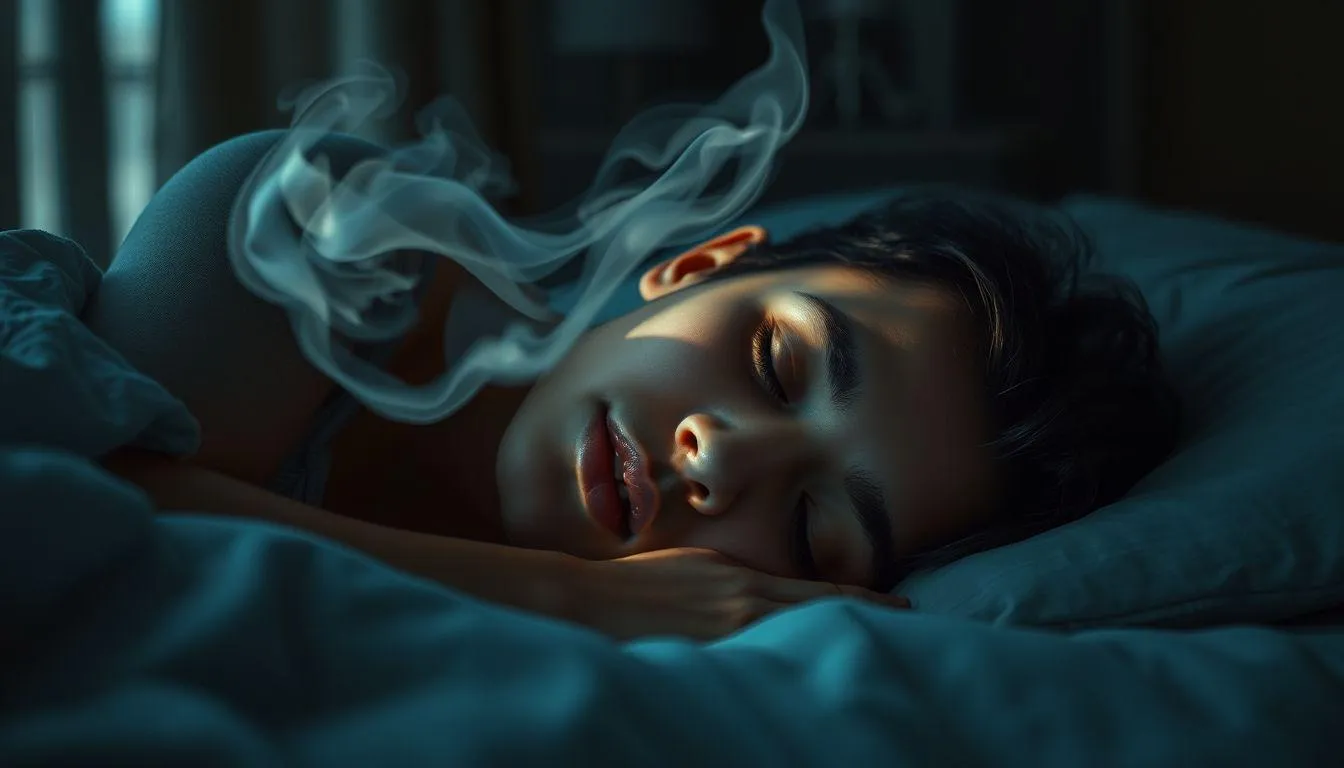 Seorang pria tertidur (c) Ilustrasi AI