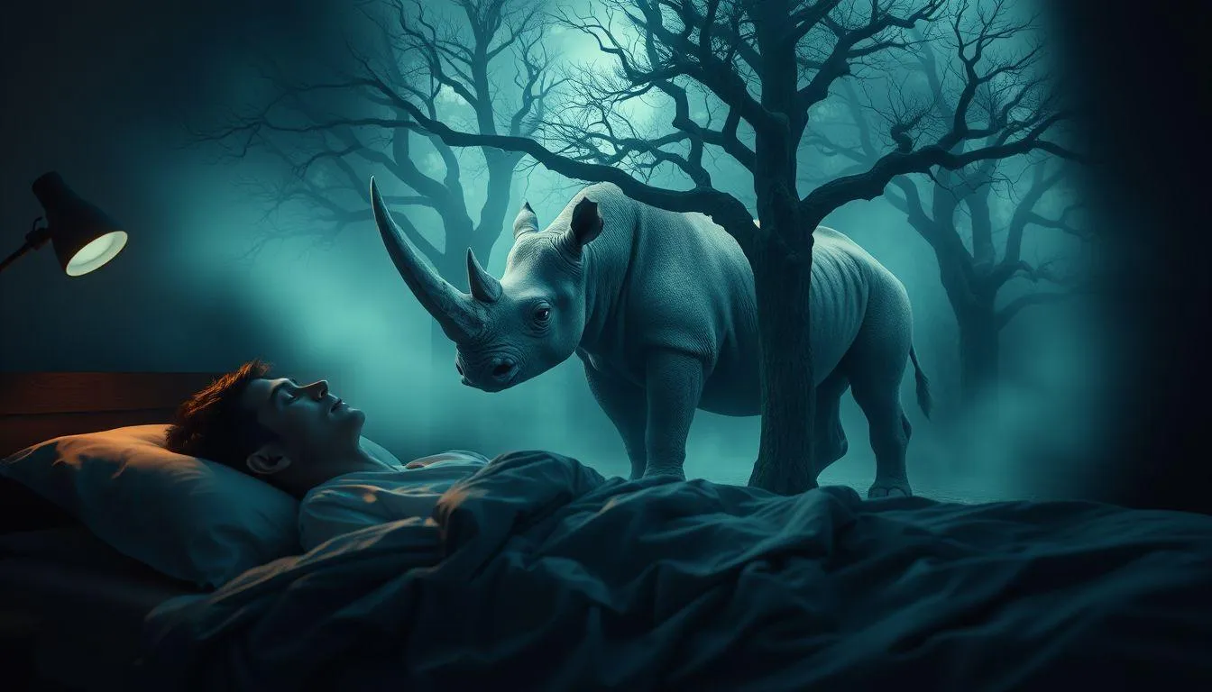 FAQ: Pertanyaan Umum tentang Arti Mimpi Dikejar Badak Bercula Satu (c) Ilustrasi AI