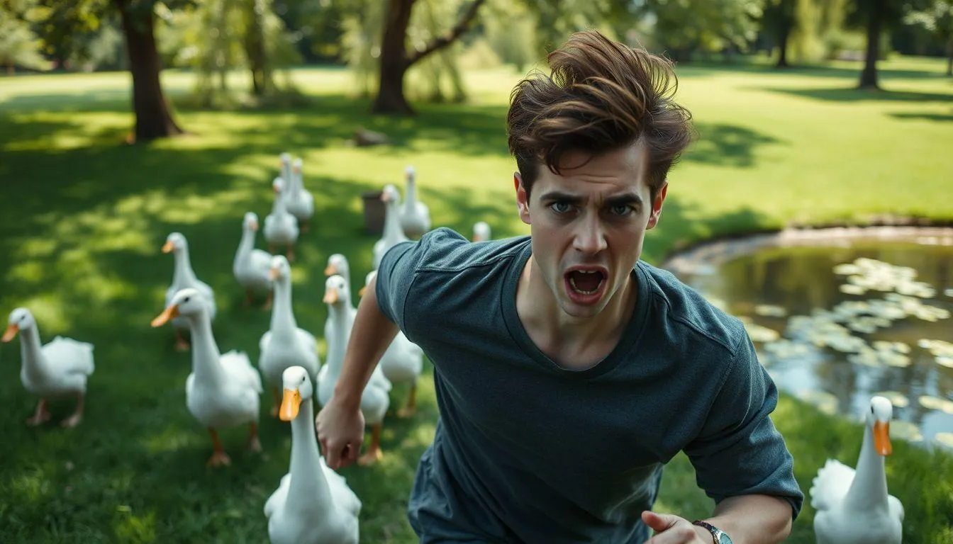 Makna Umum Mimpi Dikejar Bebek (c) Ilustrasi AI