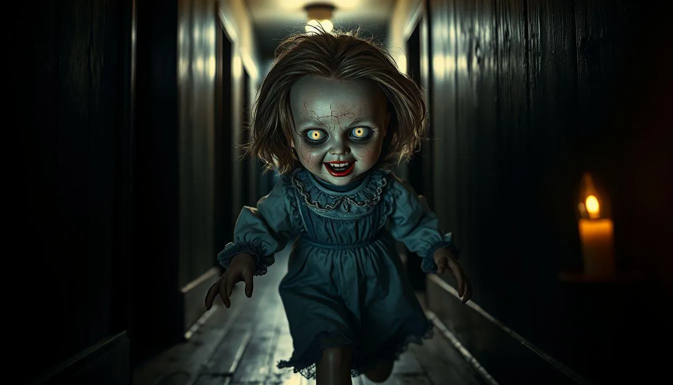 Definisi dan Makna Dasar Mimpi Dikejar Boneka Hidup (c) Ilustrasi AI