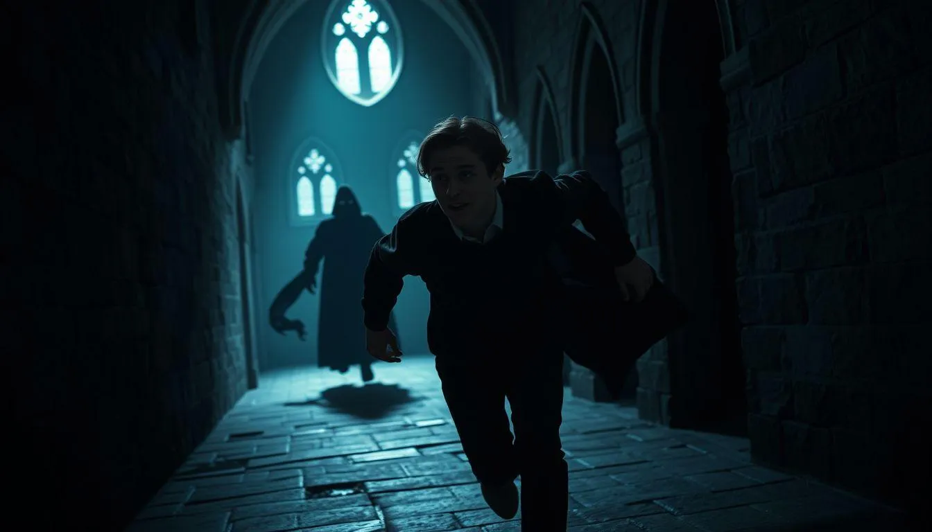 Pengertian dan Makna Dasar Mimpi Dikejar Drakula (c) Ilustrasi AI