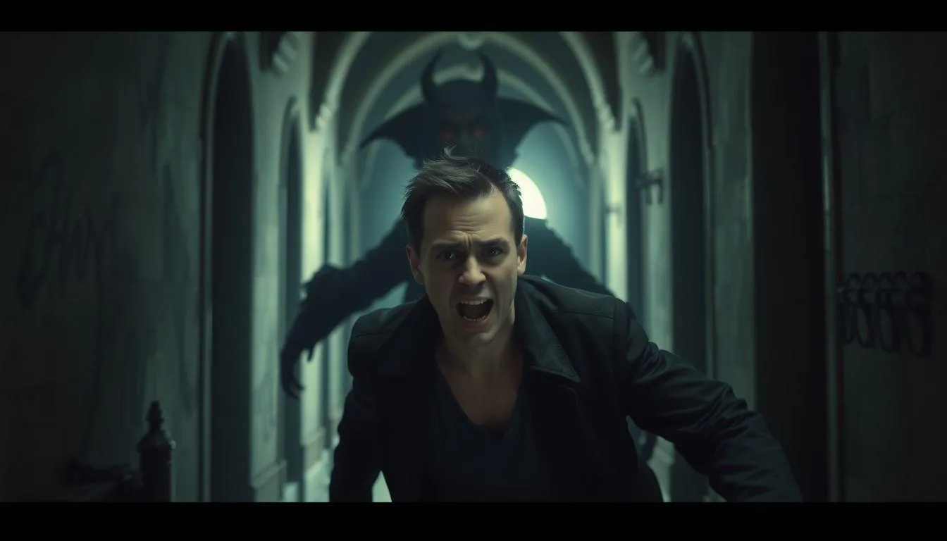 Interpretasi Psikologis Mimpi Dikejar Drakula (c) Ilustrasi AI