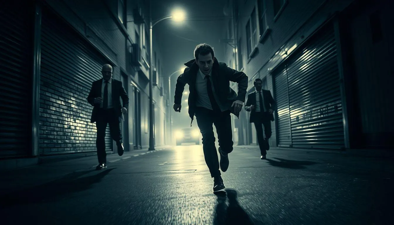 Pengertian dan Makna Umum Mimpi Dikejar Gangster (c) Ilustrasi AI