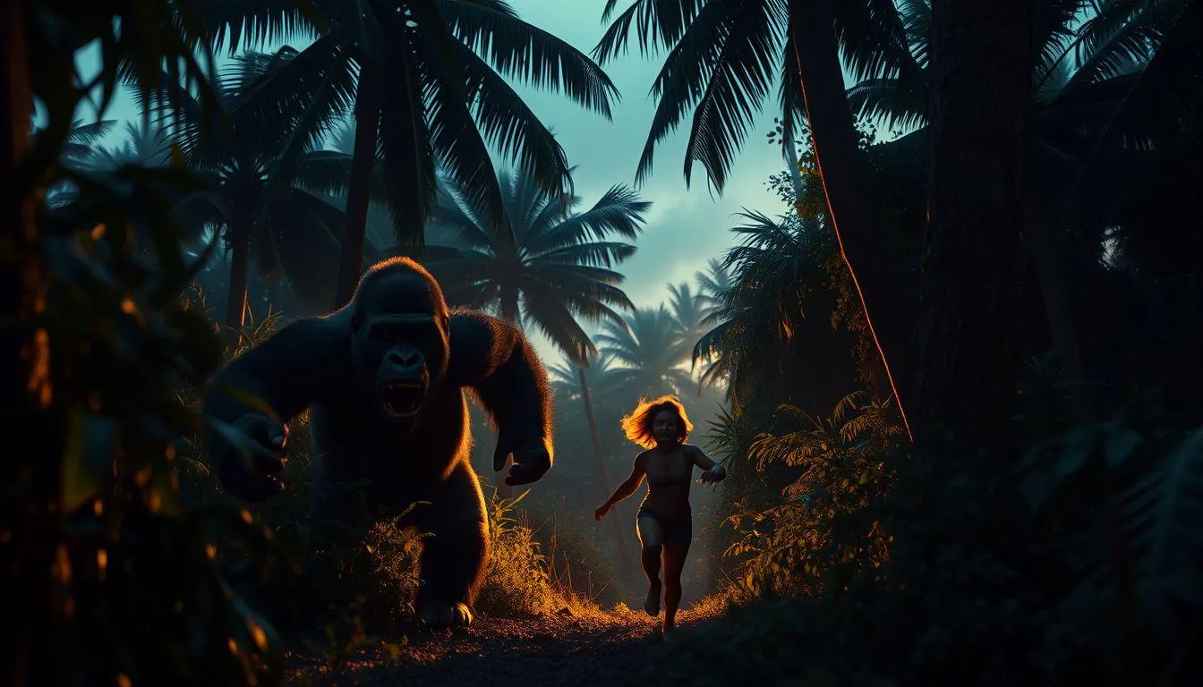 Interpretasi Mimpi Dikejar Gorila Menurut Primbon Jawa (c) Ilustrasi AI