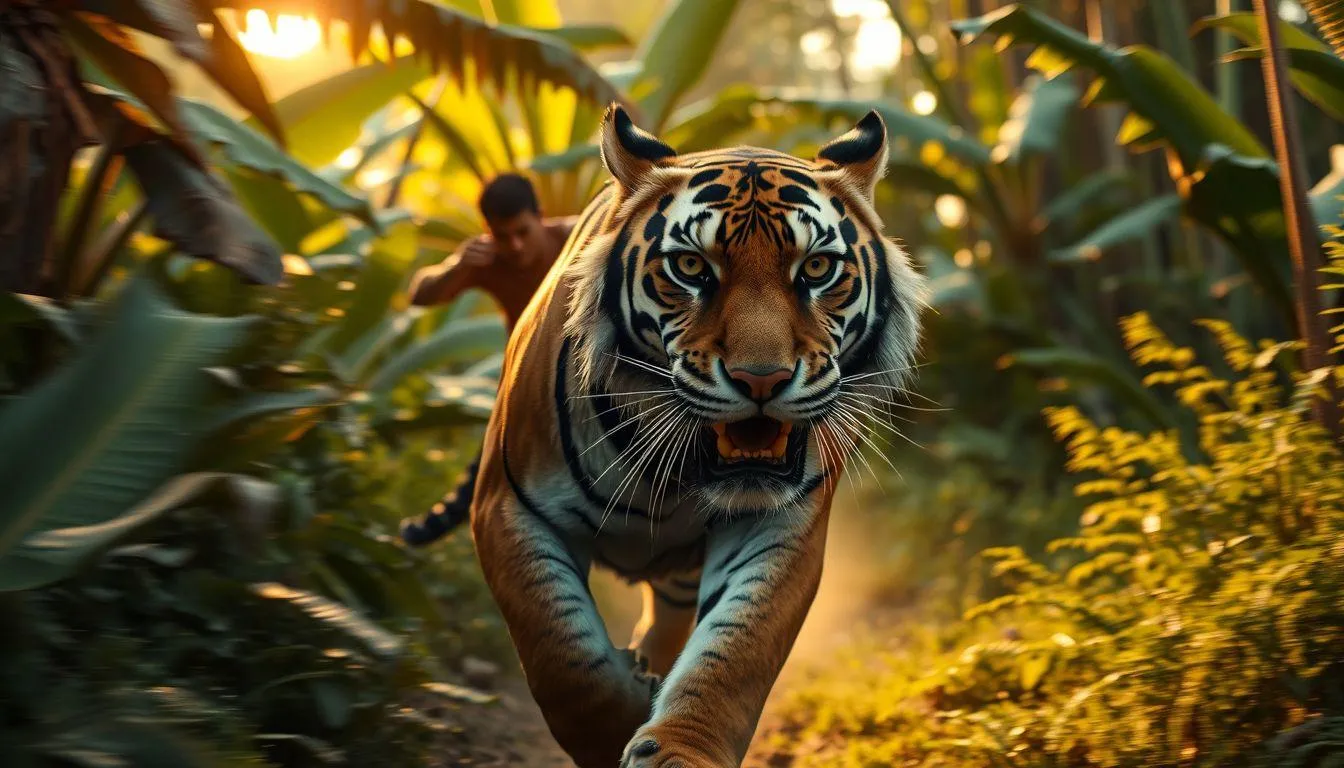 Arti Mimpi Dikejar Harimau Menurut Primbon Jawa dan Islam (c) Ilustrasi AI